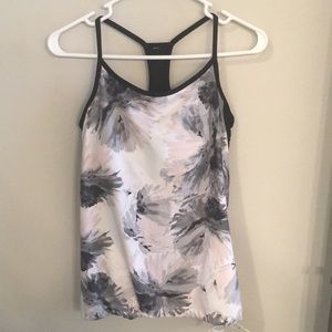 Fabletics top with built in bra, size M